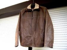 Herren Wildlederjacke Gr  M/L Gefüttert m. Strickkragen