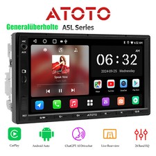 ATOTO A5L 7 Zoll Doppel DIN Autoradio Bluetooth Android CarPlay mit Navigation