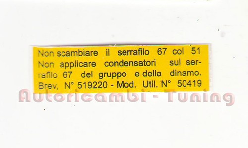 Aufkleber gelb fiat 500 l - fiat, f