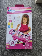 SIMBA MY MUSIC WORLD GIRLS STANDING KEYBOARD 31 KEYS LIGHT & SOUND 55CM 3+