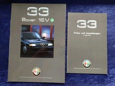 ALFA ROMEO 33 Boxer 16V Prospekt 2.1990 + Preisliste