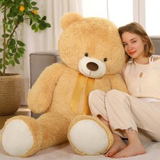 XXL Teddybär 130cm | Weiches Fell | Schlafbegleiter