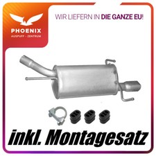Opel Tigra Twintop 1.4 1.8 (ab 2004) Endschalldämpfer Auspuff Mit E-Prüfzeichen