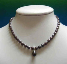 💜 lila-violett Perlenkette