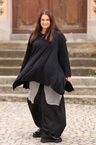 Akh lagenlook oversize shirt - akh,