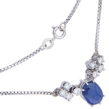 Sapphire cabochon brilliant