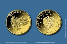 VALORIS BRD Zertifikat 20 Euro Goldmünzen deutscher Wald -keine Münze-