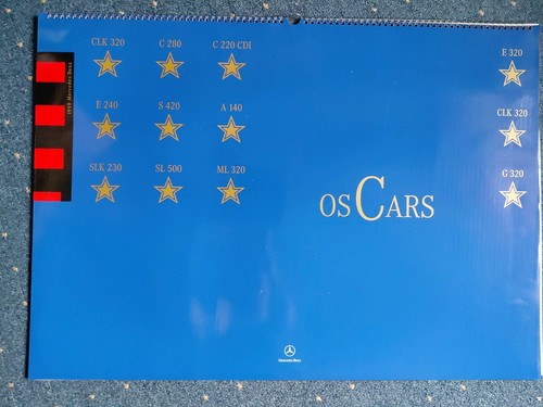 Mercedes benz kalender 1999 - mercedes,