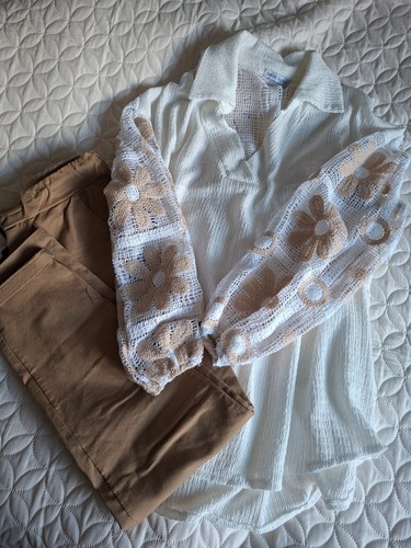 Damen sommer set bluse mit - damen,