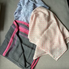 3 Tuch Stola Halstuch Damen Tom Tailor Cecil Hahnentritt Punkte Blütenblätter