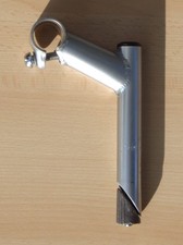 Lenkervorbau von HL, Klemmung 25,4 mm, Schaft 22 mm, Chromnickelstahl, Vintage