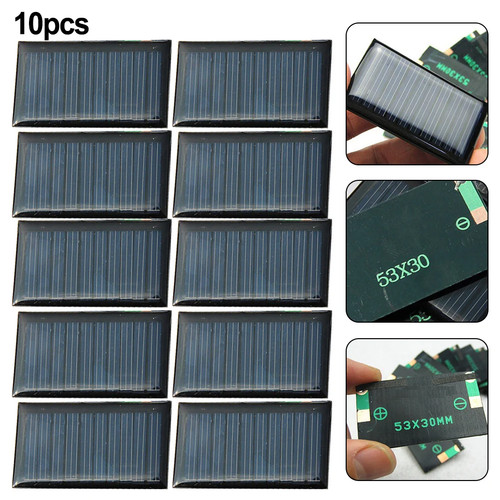 Solarpanel 30ma 53x30mm - 53x30mm, 10