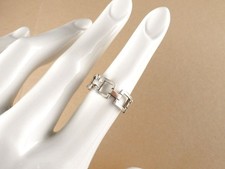 Ring 925 Sterling Silber Kettenring Ketten Gliederring Bandring Gr. 58  60 NEU