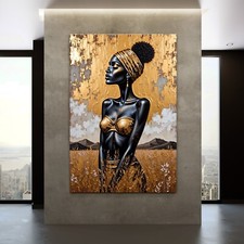 ✅ Gold Schwarze Afrikanerin