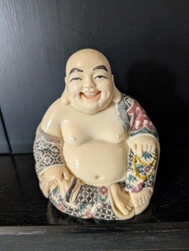 Buddha happy lachend - buddha, lachend,