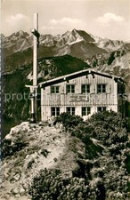 Pfronten Ostallgaeu Bayern Ostlerhuette Berghuette am Breitenberggipfel  Kreuz B