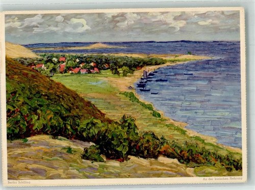 Nida nidden künstlerkarte - nida,