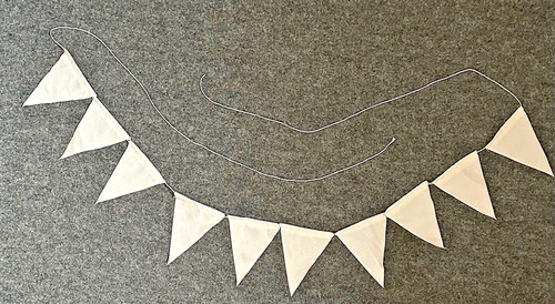Wimpelkette girlande baumwolle - wimpelkette,