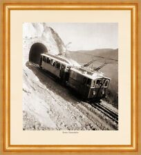 Rittner Zahnradbahn Bozen Südtirol Tunnel Oberleitung K&K Photo 67 Gerahmt