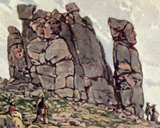 AK 1906-BERGGESICHTER-RIESENGEBIRGE- Słonecznik-MITTAGSTEIN+Prinz Heinrich Baude