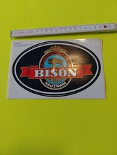 Bison Tabak Zigaretten Halfzware Aufkleber Vintage 80er Oldschool  Sticker