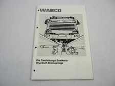 Wabco Zweikreis Druckluft Bremsanlage in Fahrzeugen LKW Omnibus Schulung 1995