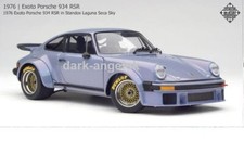 1:18 Exoto PRM00040 Porsche 934 RSR Standox Laguna Seca Sky 1976 NEU RAR