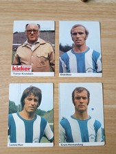 Bergmann König Fußball (Saison 1972/73): Hertha BSC, vier Bilder, Horr, Beer ...