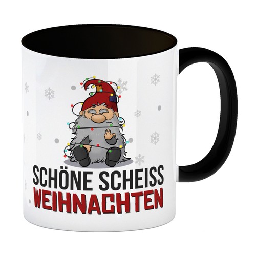 Grimmiger wichtel kaffeebecher - wichtel,