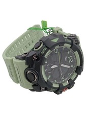 SMAEL Herren Sportuhr Outdoor Armbanduhr Grün Kunststoff Gummi Wasserdicht