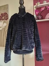 Festliche Kunstfell Bolero Jacke schwarz *Jacqueline de Yong Only* Gr. 38/40 M