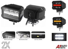 2X 4" rechteckige LED