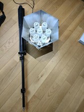 2x PROXISTAR PS-507 Studiolampe mit Lampenstativ PS-806 – Profi-Dauerlicht