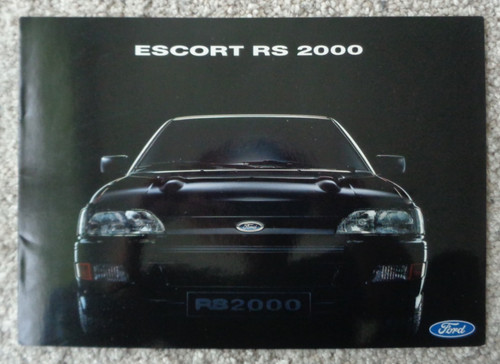 Ford escort rs2000 prospekt - escort,