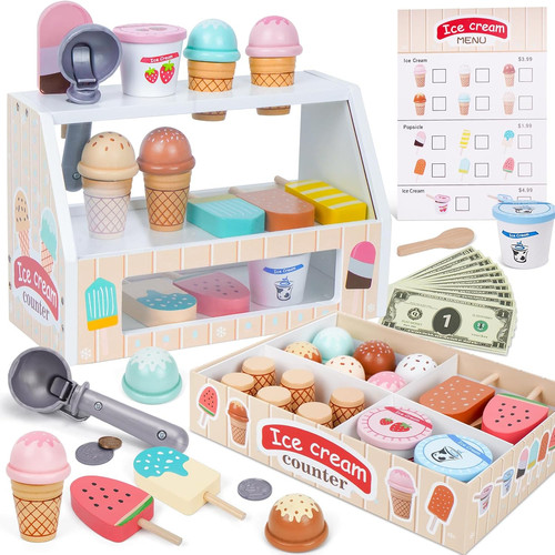 Eisdiele kinder holz - kinder,