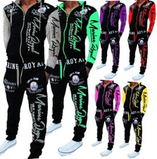 Neu Herren Jogginganzug Hose + Jacke Sportanzug Fitness DE Pullover