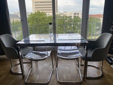 Tisch ikea metal glas mit - ikea,