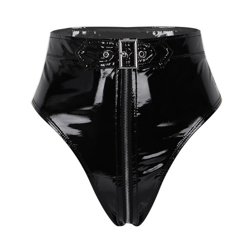 Damen slips hot pants wetlook - damen,