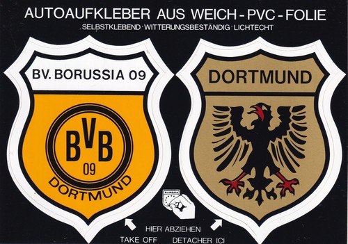 Borussia dortmund postkarte - borussia, 2