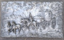 Zinn Relief-Wandbild aus