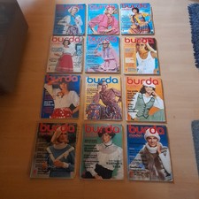 Burda Moden Konvolut 12 Hefte 01-12 1977 komplett mit Schnittmuster, Privat