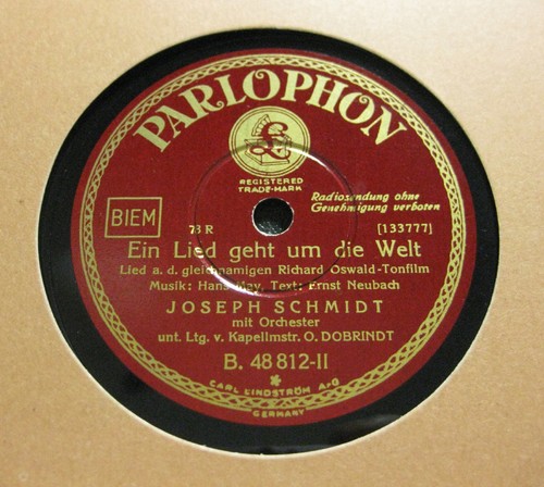 Joseph schmidt ein lied - schmidt,