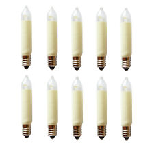 10 x E10 LED Kleinschaftkerze