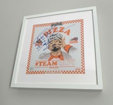 CAPITAL BRA  In-person 2022 signed Pizza-Karton im Rahmen ACOA SB21132