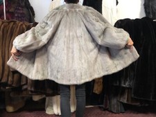 Nerzjacke Nerz Pelz Pelzjacke Mink Real Fur Coat Pelliccia Norka Visone 40/44