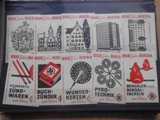 Streichholzetiketten DDR kpl.