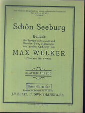August Pfeiffer : " Drei Gesänge " -  für Sopran und Männerchor
