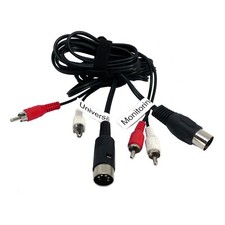 DIN-Kabel Anschluss-Kit für Grundig TS945 Monitor Audio Universal-Eingang Cinch