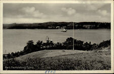 Kolding Dänemark AK Danmark 1940 datiert Parti fra Kolding Fjord See Segelboot