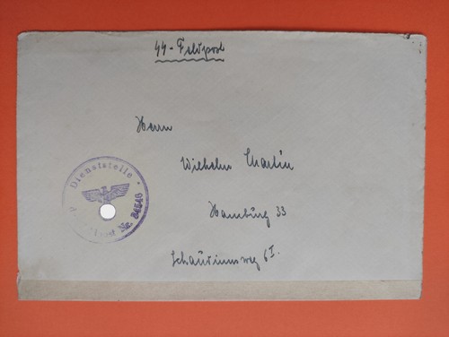 Feldpostbrief ohne inhalt - ohne,